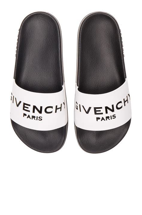 givenchy leather slides|givenchy slides cheap.